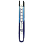 RadonAway Easy Read U-Tube Manometer - 0-4.5" WC Blue
